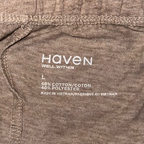 Haven Well Within Dream Lounge Super Soft Lightweight Comfy Cozy Jogger Sz L - Picture 9 of 11